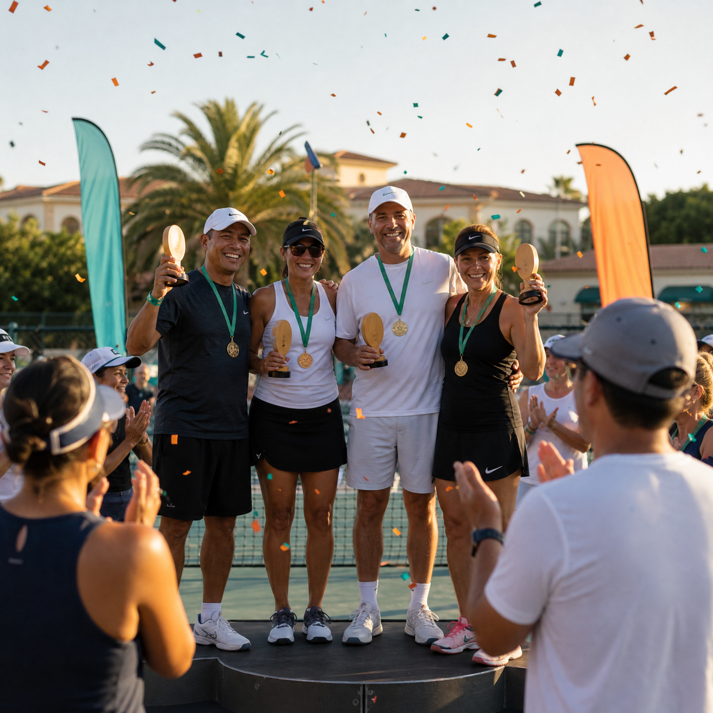 Barcelona Pickleball Experience - tournament podium