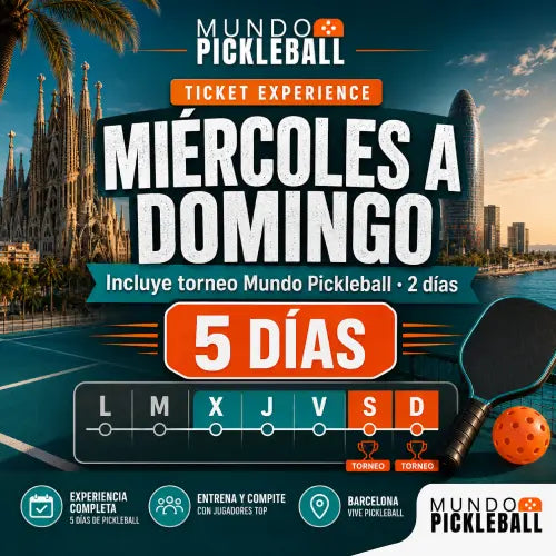 Clínic PROS + 2 catégories au Mundo Pickleball