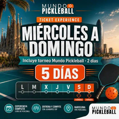 Clínic PROS + 2 catégories au Mundo Pickleball