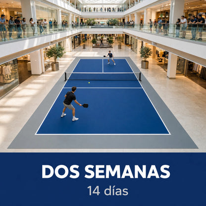 Alquiler de pista de pickleball portátil durante dos semanas, catorce días