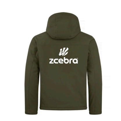 Softshell Zcebra Hombre Pickleball Verde Oliva