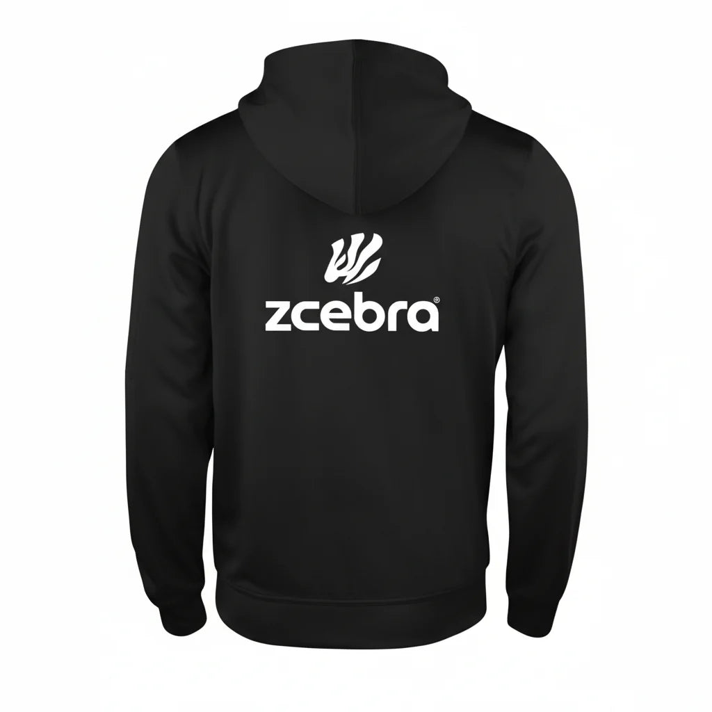 Sudadera Basic Active Full Zip Zcebra Hombre