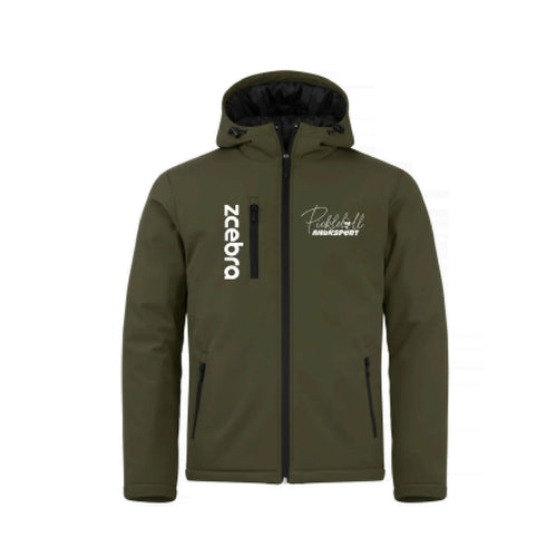 Softshell Zcebra Hombre Pickleball Verde Oliva