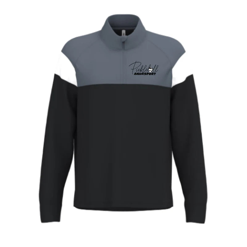 Sudadera Entrenamiento Técnica Zcebra Hombre Gris Azul